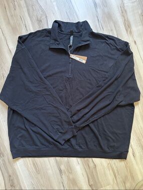 SKIMS Quarter-Zip Pullover - Black